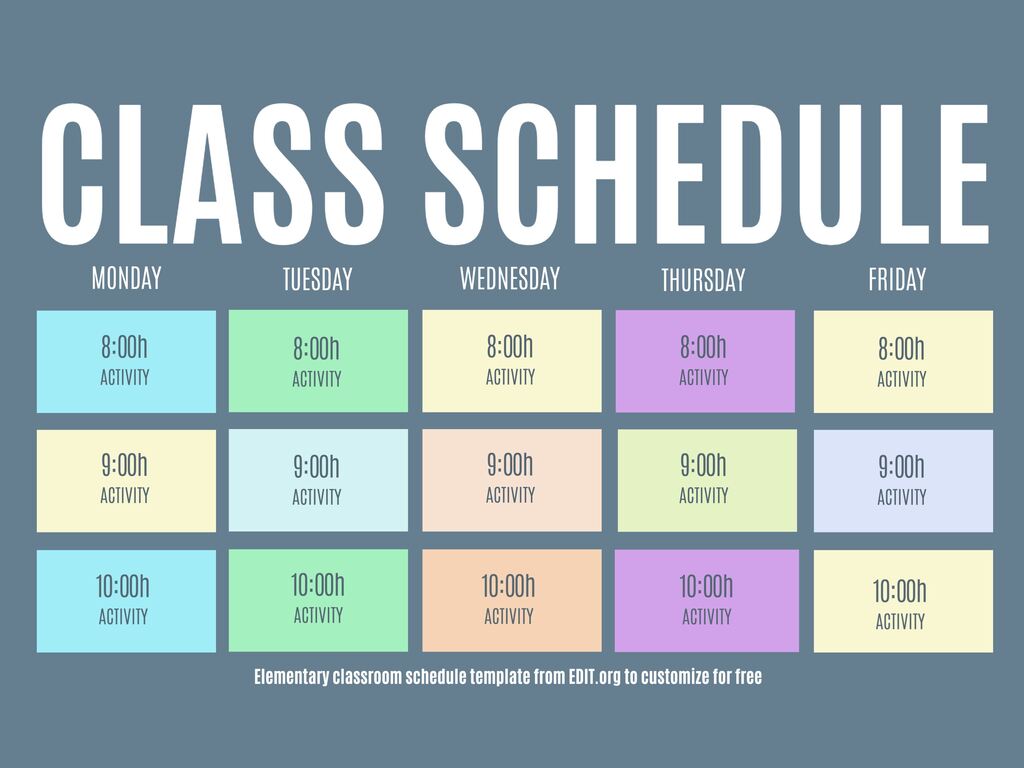 Customizing Class Schedules: Designing Effective Timetables for Schools